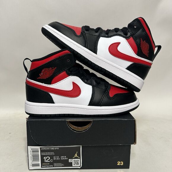 Nike Air Jordan 1 Mid Retro PS “Fire Red” 2024
